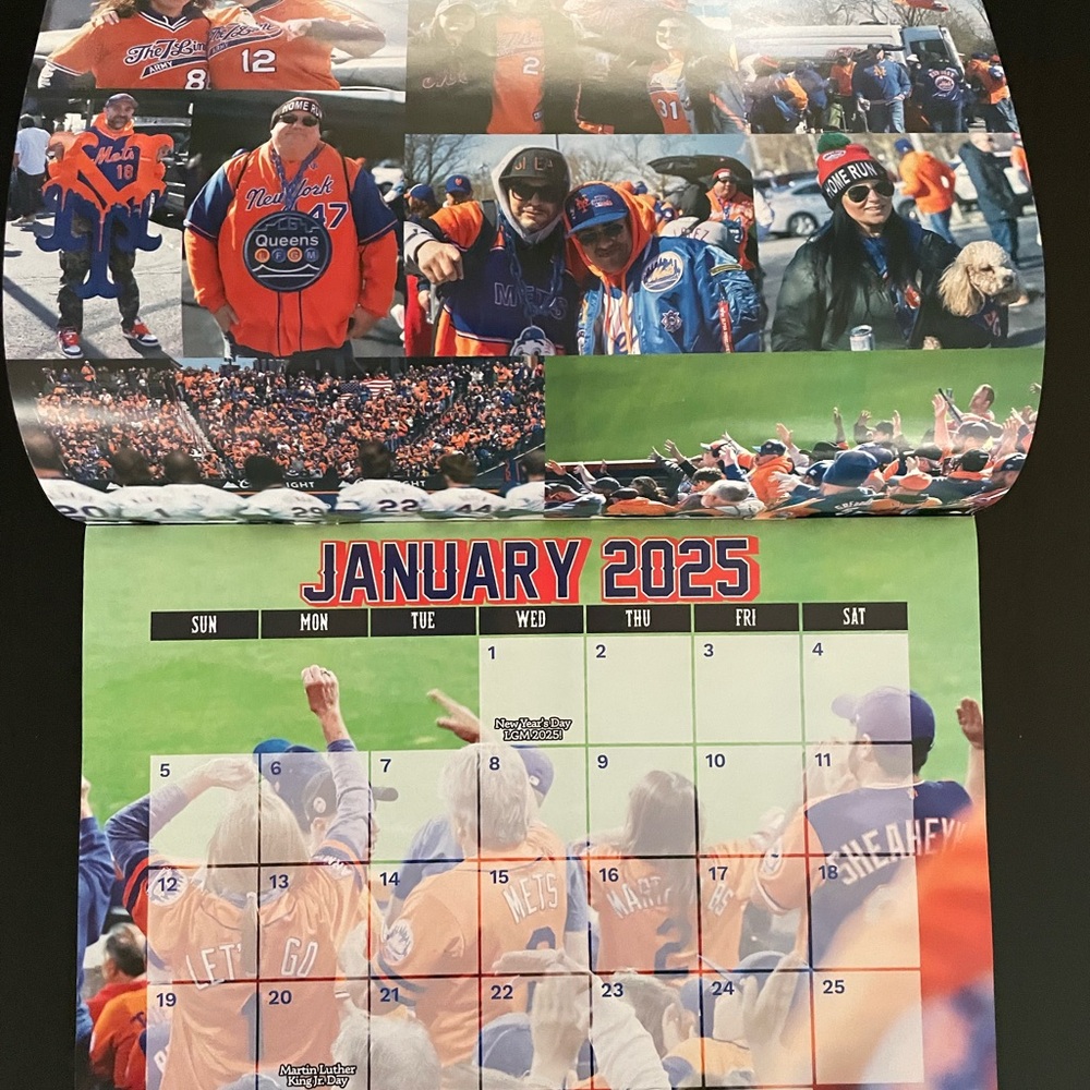 New Mets home run knit hat w/calendar - Picture 6 of 6